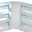 Lit de jardin surélevé rectangulaire en acier galvanisé Ippolito - argent - 48 po x 24 po x 11,75 po-1188451416-1188611266-1184900158