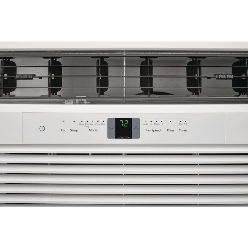8,000 BTU Window Air Conditioner with Heater and Remote