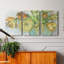 " Spring Floral Accent I " 3 - Pieces-1570120382