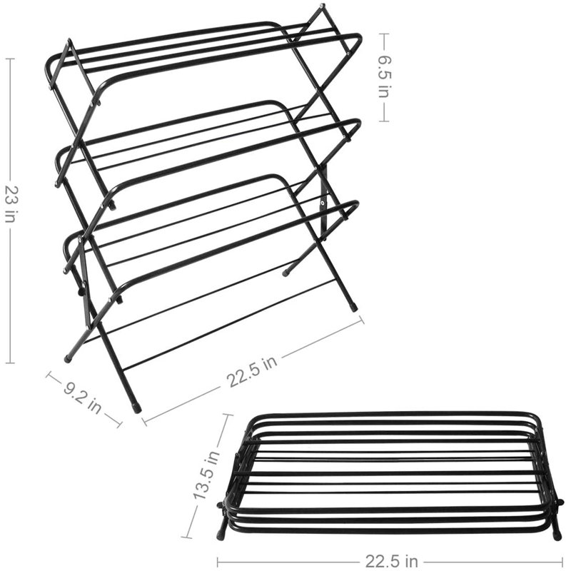 9 Pair Stackable Shoe Rack