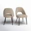 Chaise d'appoint rembourrée Etna-494598781
