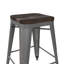 Counter Stool with Metal Frame-1901632598-1881419691