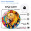 Horloge murale Lion