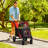 Foldable Standard Stroller Pet Stroller with Storage Smooth Ride with Shock Absorption-99356782
