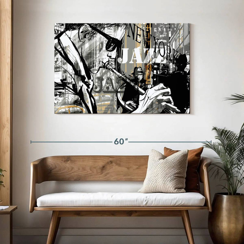 Abarca New York Jazz, H 30 po x l 45 po