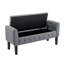 Diethmar Fabric Storage Bench with Rubberwood Legs-1024820390