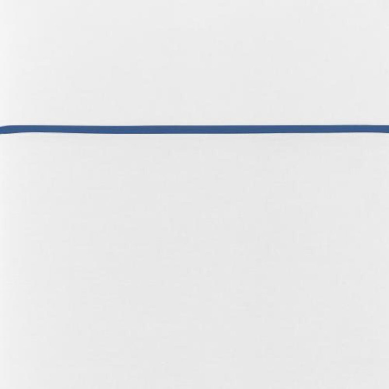 Boutique Percale Sham, Euro, White/Linen