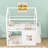 Wooden House Bed With LED Light-1815051003