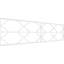 Panneau de lambris H 24 1/4 po x l 94 1/2 po x P 3/8 po