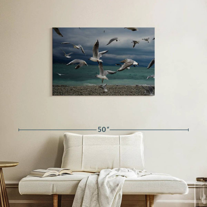 Brampt Beach Seagulls, 24" H x 36" W