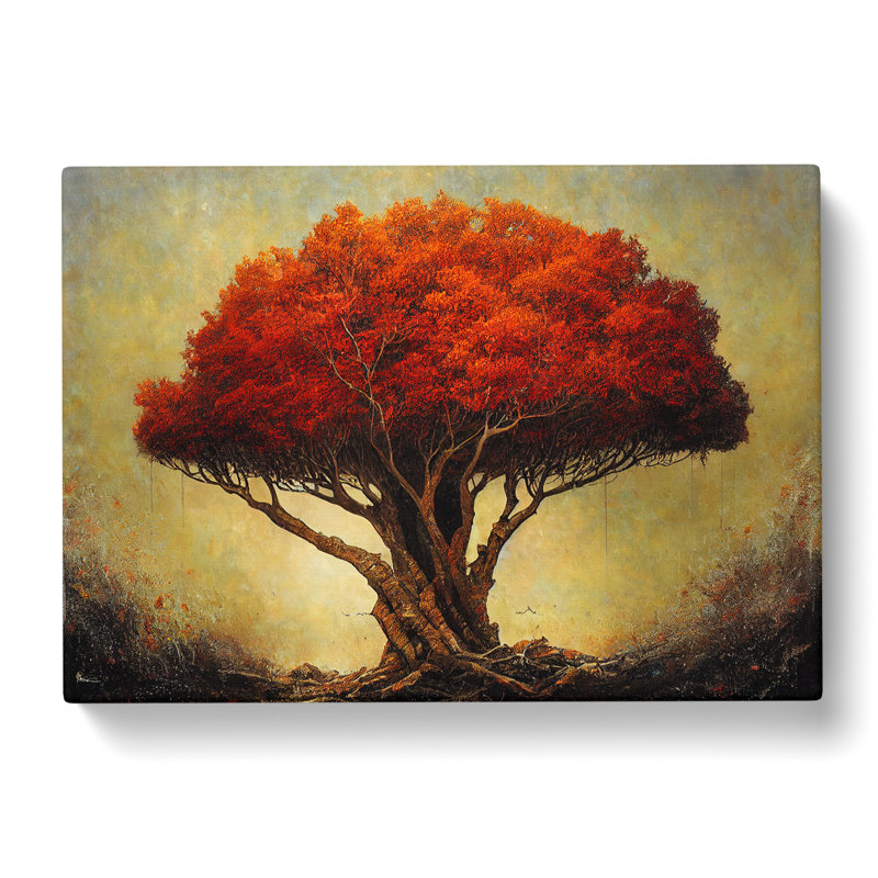 Shimmering Tree - Wrapped Canvas, 50cm H x 76cm W x 3cm D
