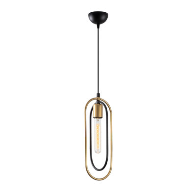 Lustre rectangulaire à 1 lumière Hazal