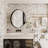 31.5 Inch Surface Mount Round Metal Framed Medicine Cabinet With Mirror And Adjustable Shelves Wall Mirror With Storage For Bathroom, Matte-651118288