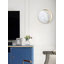 Aurora -Modern LED Wall Light – Creative Marble Sconce with Gold Ring, Eclipse Design for Bedroom, Living Room, Hallway, Aisle & Balcony