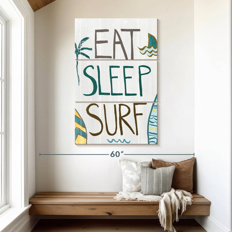 Senne Make Waves III, 50" H x 32" W