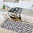 Glamour Non-Slip Moroccan Trellis Area Rug For Living Room, Hallway Runner, Entryway Rug, Gray-23991139