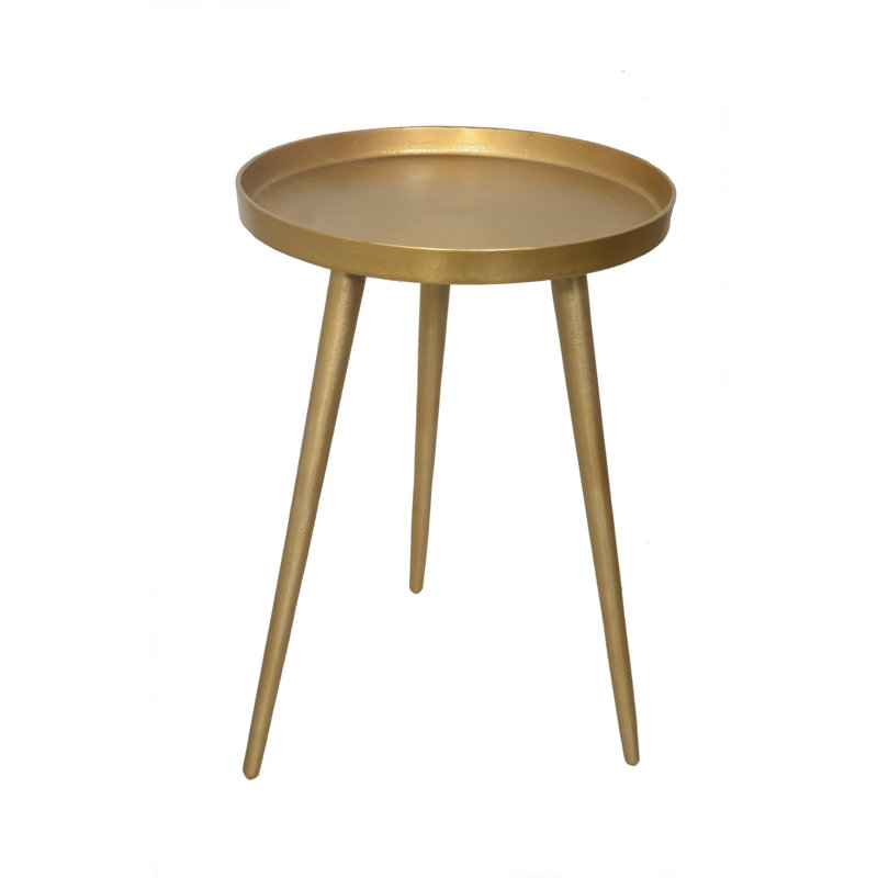 Chandler Tray Top End Table, Gold