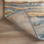 Tapis bleu / brun à motif abstrait Manette-1644204016