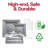 Silver Square Plastic Wedding Value Set - 30 Settings