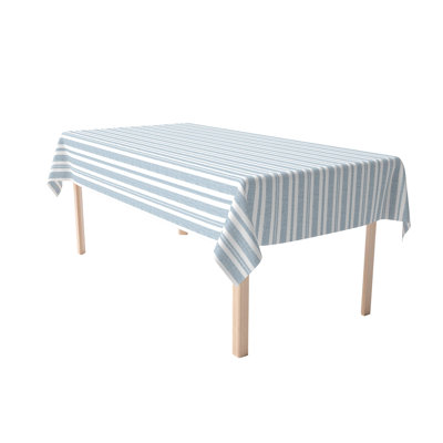 Fatouaki Rectangular Striped Cotton Twill Tablecloth