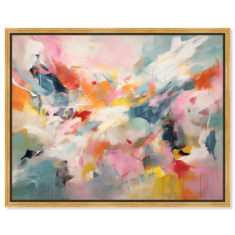 Impression radieuse sur toile Radiant Dusk II par Art Remedy, H 31 po x l 37 po, Cadre doré