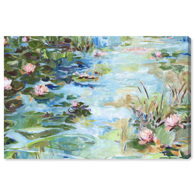 "Reflections in Bloom", reproduction d'art sur toile par Art Remedy, 15 x 10