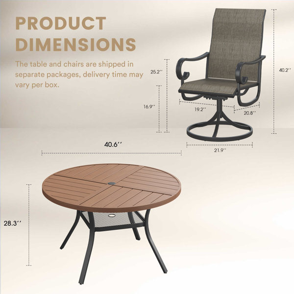 Dimensions du produit