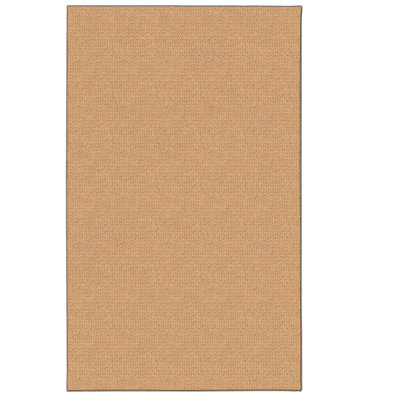 Tapis brun à finition sisal tissé à la machine Rhodes