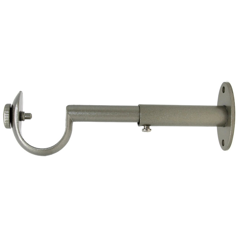 Pesina Zinc Cast Mounting Bracket, Pewter