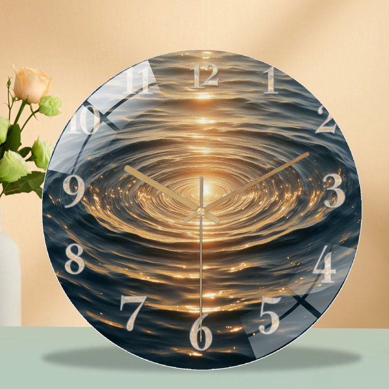 Horloge murale élégante 12 po