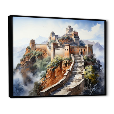Paysage asiatique III sur toile