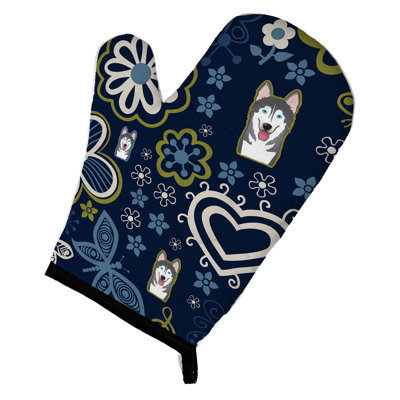 Caroline's Treasures Floral Oven Mitt