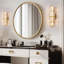 Magnifique applique murale en cristal Classy, applique murale contemporaine en cristal étincelant à 4 niveaux pour chambre à coucher et couloir