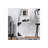 Modern Side Table, Black & White, 15.8 x 21.3 x 11.8 inches | 100% Melamine Coated Particle Board, Thickness: 0.7 inches | Sleek Design for Living Room & Bedroom, Stylish & Durable Furniture Solution