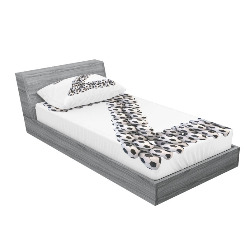 Microfiber Sheet Set, Twin Sheet Set with Fitted Sheet, Z