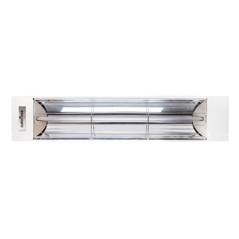 Chauffe-terrasse électrique à élément simple 39 watts Eurofase 2000 Watts, Blanc