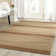 Cruz Hand Loomed Wool/Cotton Striped Rug in Brown/Beige