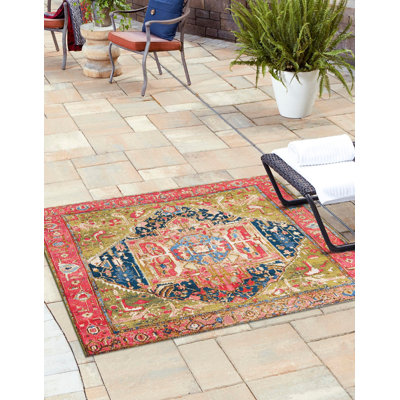 Tapis d'extérieur Multi_Unique Loom Limon