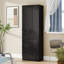Armoire de rangement à 5 niveaux avec tablettes, garde-manger noir