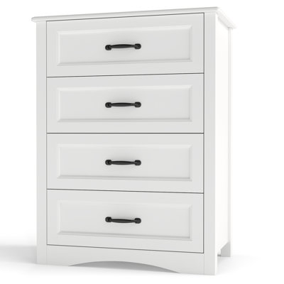 Ergica 4-Drawer Wooden Dresser