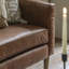 Geoffrey Genuine 3 Seater Leather Sofa
