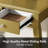 Luxury Makeup Vanity Desk with Oval Mirror and 3-Drawer Dressing Table-2143967766
