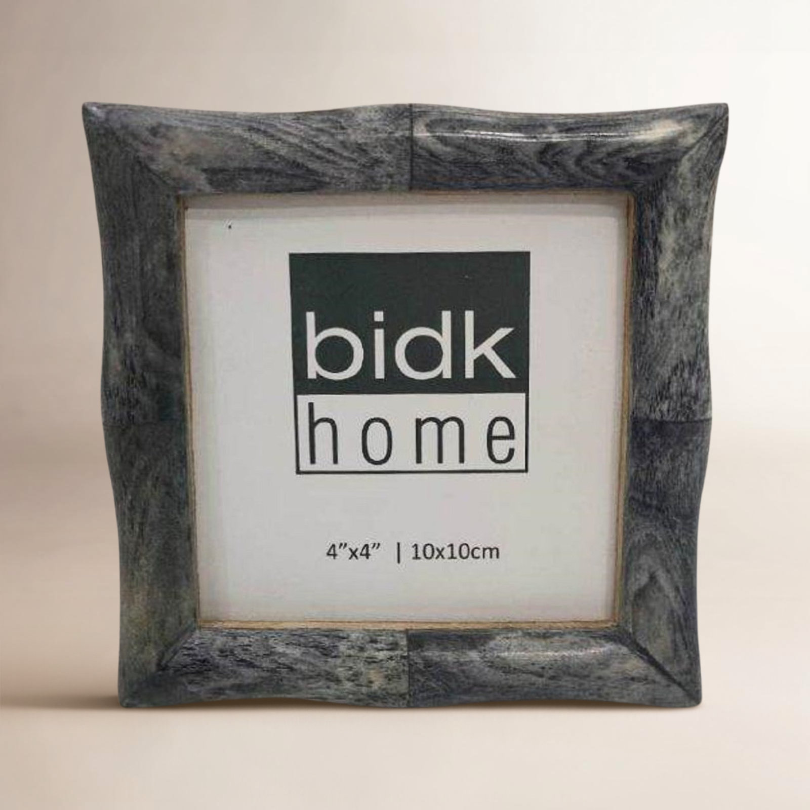 Gray Bone Picture Frame, 4" x 4"