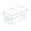 Table basse 42 po