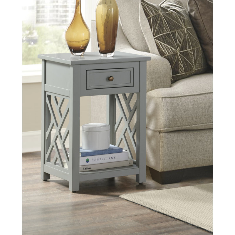 End Table, Grey