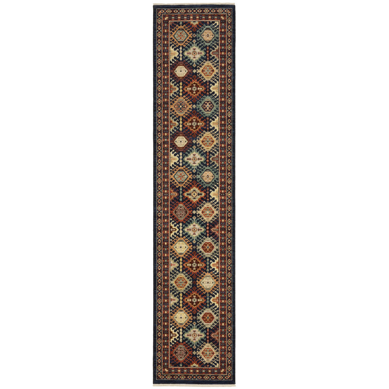 Performance Geometric Indoor Rug, Runner 2'6" x 12'