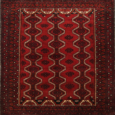 Tapis rouge à motif sud-ouest