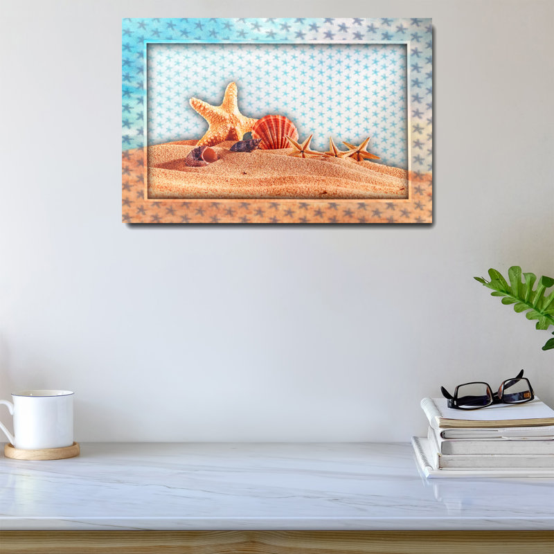 Coastal Wall Decor on Polycarbonate Panel, 16'' H x 16'' W x 0.2'' D