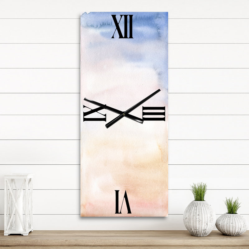 Horloge murale pastel, Grand