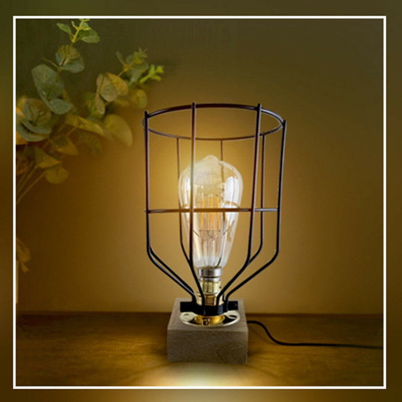 Lairgnen Wood Desk Lamp, No